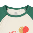 西松屋冬季長袖連身衣(車車-綠/藍)