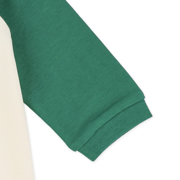 西松屋冬季長袖連身衣(車車-綠/藍)