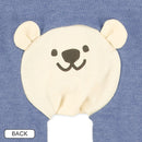 西松屋冬季長袖連身衣(胸口熊熊-藍)