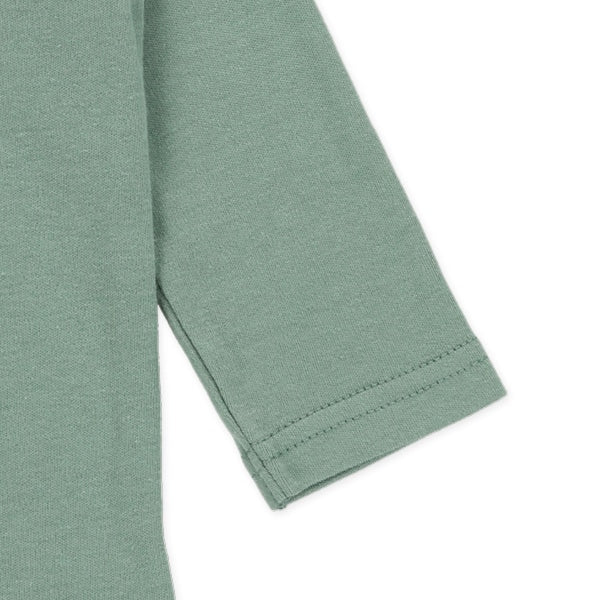 西松屋冬季長袖連身衣(光滑臉部印花-黑色)