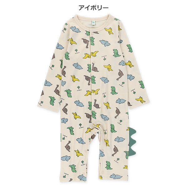 西松屋冬季長袖連身衣(恐龍背鰭)