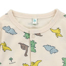 西松屋冬季長袖連身衣(恐龍背鰭)