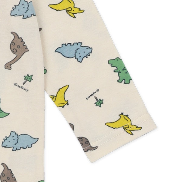 西松屋冬季長袖連身衣(恐龍背鰭)