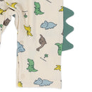 西松屋冬季長袖連身衣(恐龍背鰭)