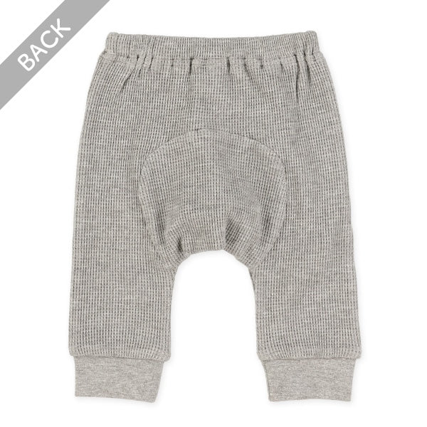 西松屋冬季羊毛嬰兒褲 (黑/白)