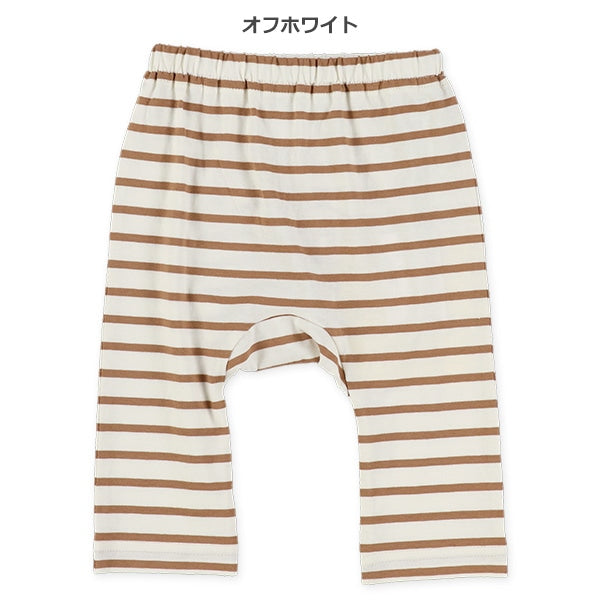 西松屋冬季嬰兒褲 (條紋-啡色/白色/粉紅色)