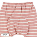 西松屋冬季嬰兒褲 (條紋-啡色/白色/粉紅色)
