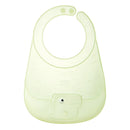 Babycare果凍恐龍矽膠圍兜-白玉綠