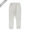 西松屋冬季針織羊毛長褲(黑色/灰色-挖土機/恐龍刺繡)