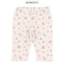 西松屋夏季半長緊身褲(白/青)