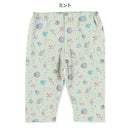 西松屋夏季半長緊身褲(白/青)