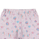 西松屋夏季半長緊身褲(白/青)