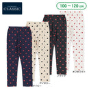 西松屋冬季長款緊身褲(心印花-黑/藍)