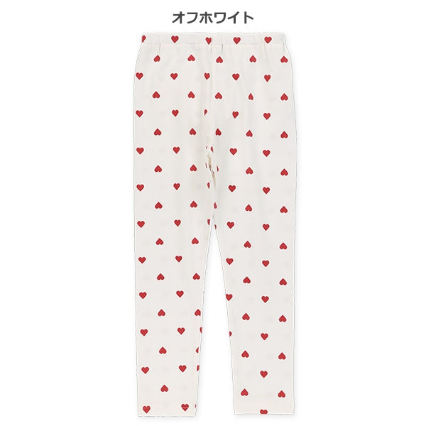 西松屋冬季長款緊身褲(心印花-黑/藍)