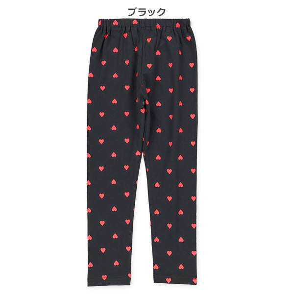 西松屋冬季長款緊身褲(心印花-黑/藍)