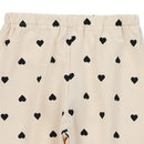 西松屋冬季長款緊身褲(心印花-黑/藍)