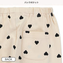 西松屋冬季長款緊身褲(心印花-黑/藍)