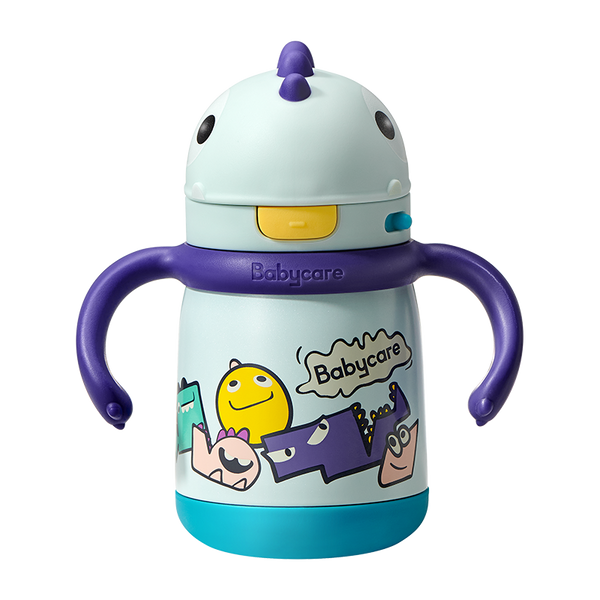 霸王龍托比保溫杯-300ml-安波綠