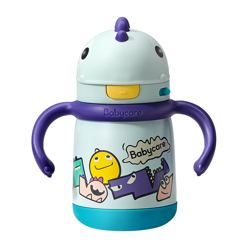 霸王龍托比保溫杯-300ml-安波綠