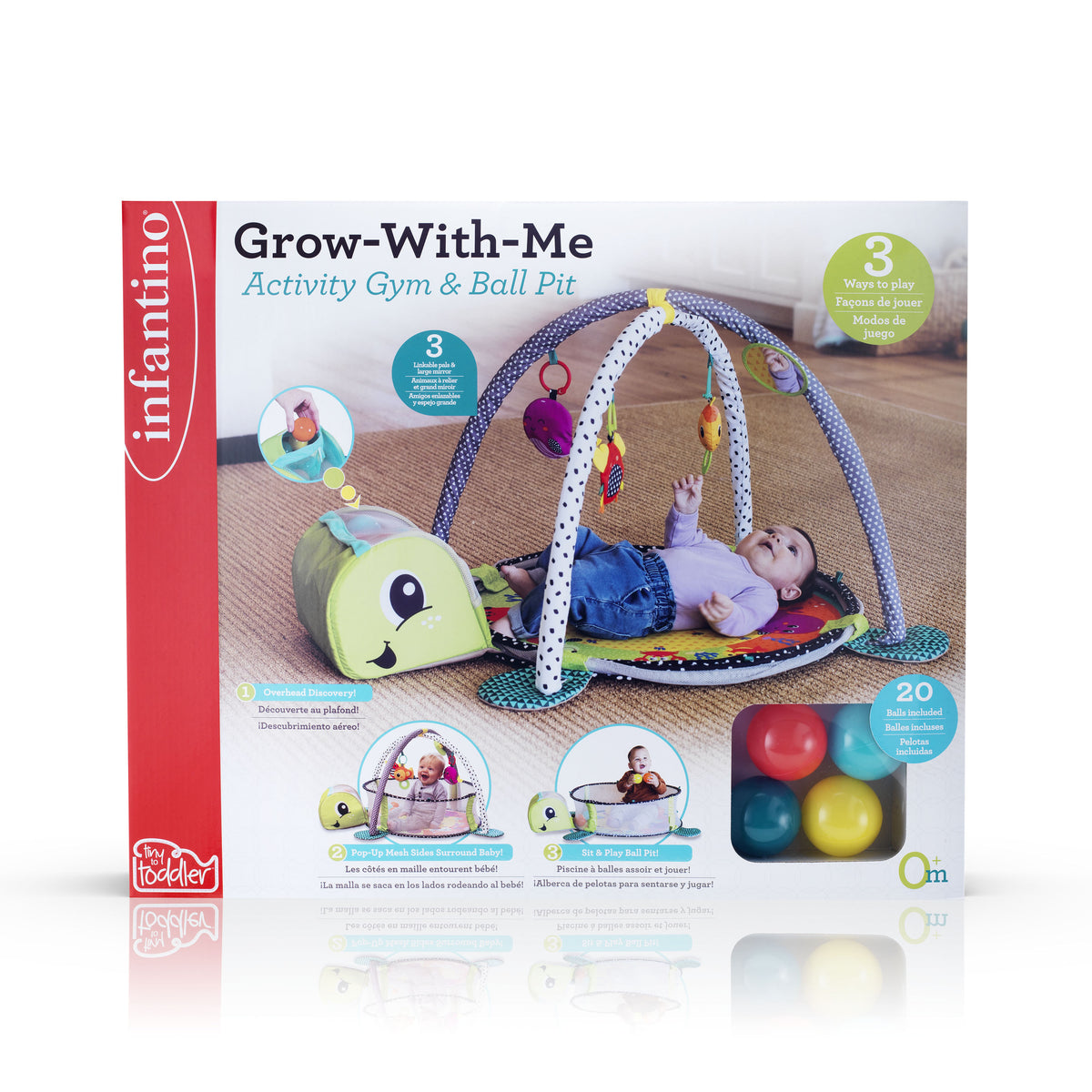 『Infantino』Grow-With-Me Activity Gym Ball Pit - Main Image
