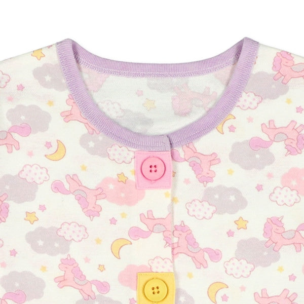 西松屋冬季針織長袖束腹睡衣套裝(獨角馬)