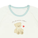 西松屋夏季針織睡衣套裝2件(熊印花)