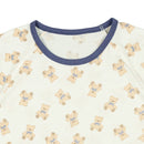 西松屋夏季針織睡衣套裝2件(熊印花)