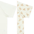 西松屋夏季針織睡衣套裝2件(熊印花)