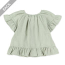 西松屋夏季短袖T恤(白公主袖)