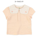 西松屋夏季短袖T恤(花)