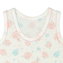 西松屋夏季背心3件(花/波點)