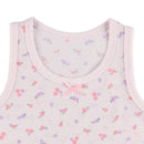 西松屋夏季背心3件(花)