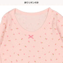 西松屋嬰幼兒長袖內衣3件 (花/粉色)
