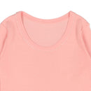 西松屋嬰幼兒長袖內衣3件 (花/粉色)