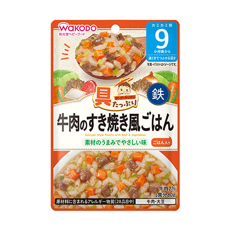 和光堂Goo Goo Kitchen 壽喜燒牛肉飯 80g 9m+