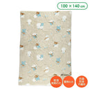 西松屋冬季5層保暖毛毯（熊/雪人100x140cm)