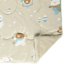 西松屋冬季5層保暖毛毯（熊/雪人100x140cm)