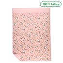 西松屋冬季棉質毛毯（獨角獸/彩虹100x140cm)