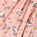 西松屋冬季棉質毛毯（獨角獸/彩虹100x140cm)