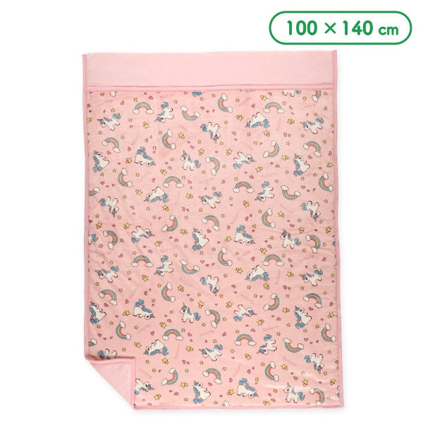 西松屋冬季棉質毛毯（獨角獸/彩虹100x140cm)