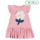 西松屋夏季針織無袖連身裙(大花)