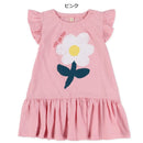 西松屋夏季針織無袖連身裙(大花)