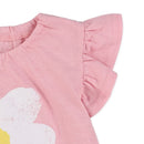 西松屋夏季針織無袖連身裙(大花)