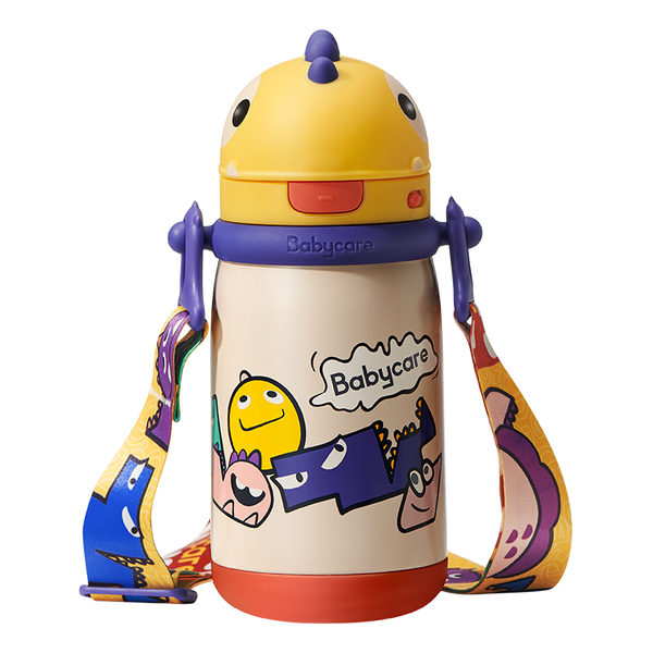 霸王龍托比保溫杯-450ml-塔爾曼橙