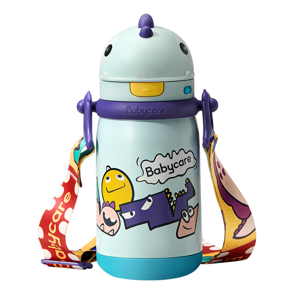 霸王龍托比保溫杯-450ml-安波綠