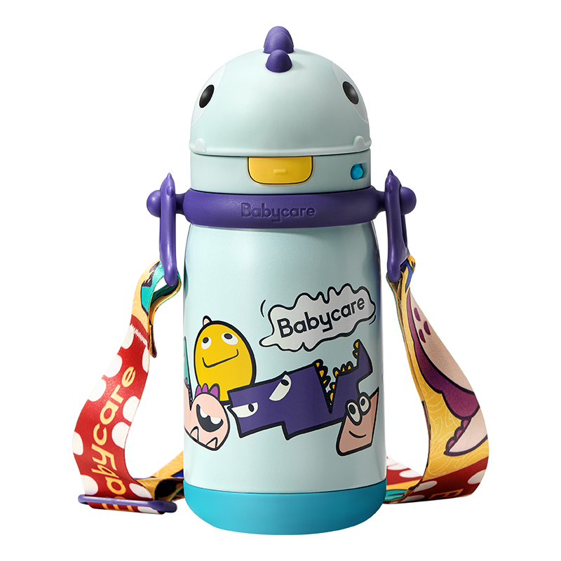 霸王龍托比保溫杯-450ml-安波綠