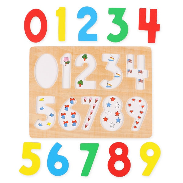 西松屋Smart Angel木質數字拼圖