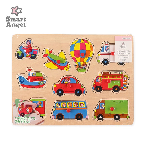 西松屋Smart Angel木質汽車拼圖