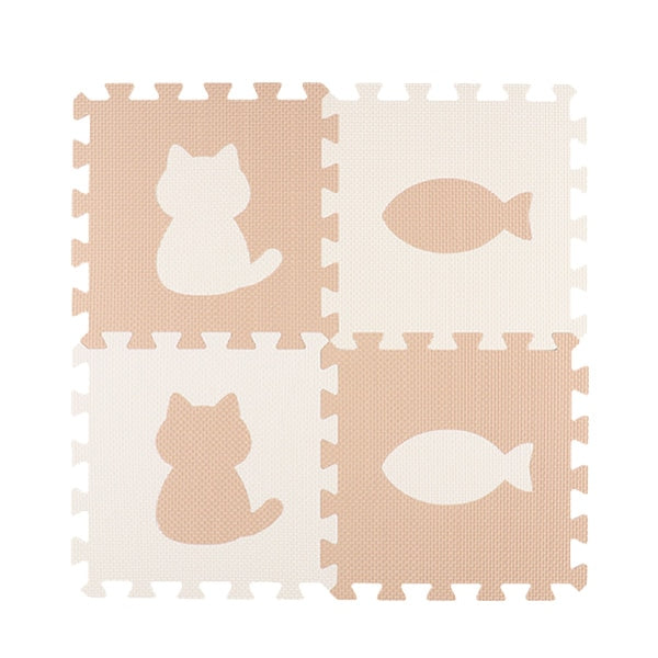 西松屋Smart Angel抗菌組合墊（8片裝）（貓&魚）