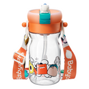 Babycare霸王龍便攜噴霧水杯-500mL塔爾曼橙